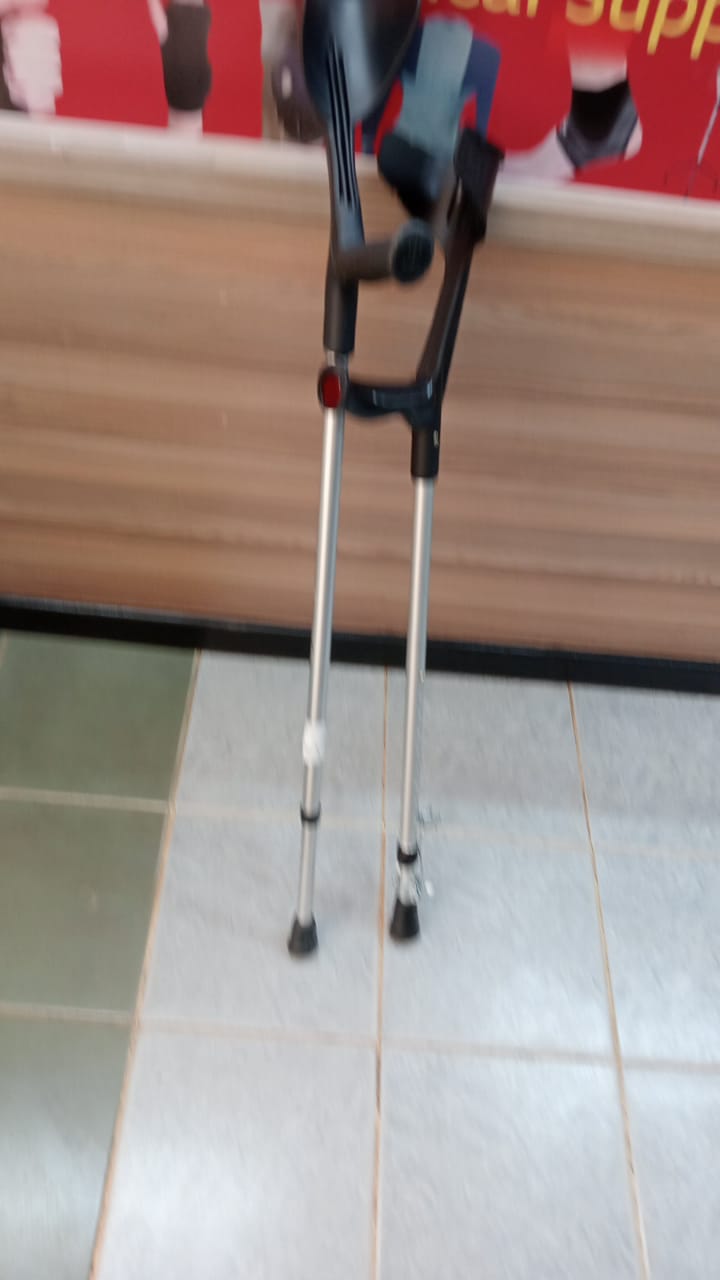 UNDER ARMCRUTCHES
